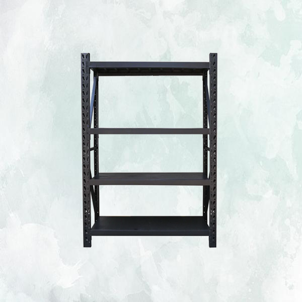 1.2m x 1.5m x 0.6m 800KG (W x H x D) Heavy Duty Shelving – Available in Mettle Black, Black & Orange