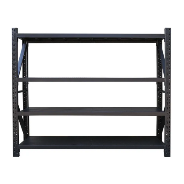 2.4m x 1.5m x 0.6m 800KG (W x H x D) Heavy Duty Shelving – Available in Mettle Black