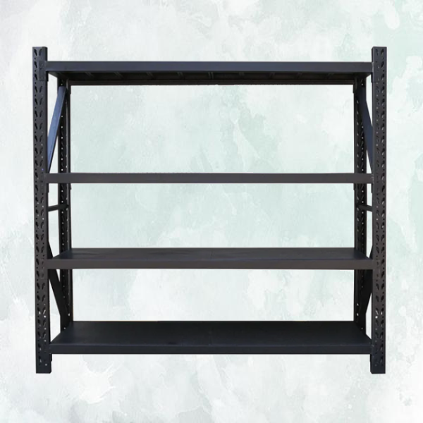 2.0m x 1.8m x 0.6m 800KG (W x H x D) Heavy Duty Shelving – Available in Mettle Black, Grey, Blue & Grey, Blue & Orange, Black & Orange