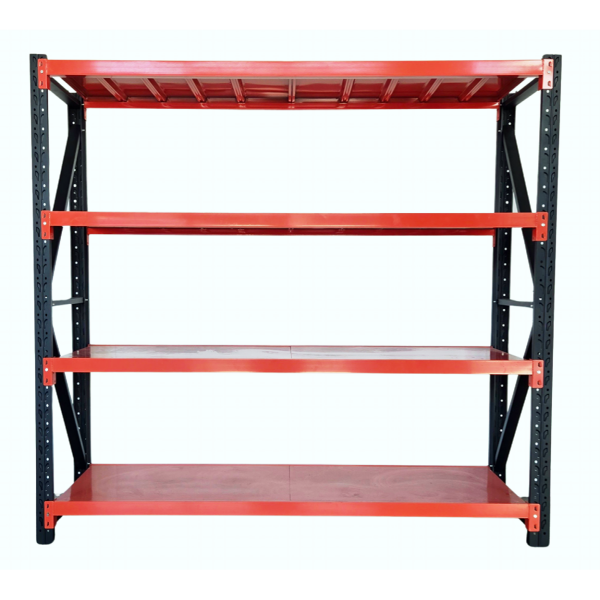 2.0m x 1.8m x 0.6m 800KG (W x H x D) Heavy Duty Shelving – Available in Mettle Black, Grey, Blue & Grey, Blue & Orange, Black & Orange