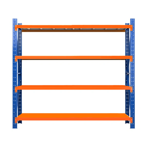 2.0m x 1.8m x 0.6m 800KG (W x H x D) Heavy Duty Shelving – Available in Mettle Black, Grey, Blue & Grey, Blue & Orange, Black & Orange