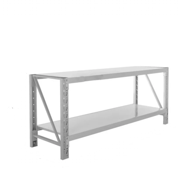 2.0m x 0.9m x 0.6m 400KG (W x H x D) Heavy Duty Workbench – Available in Mettle Black and Grey