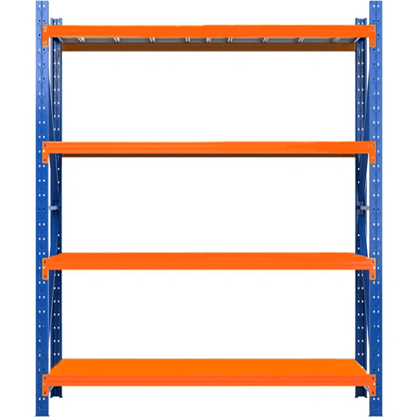 2.0m x 2.4m x 0.6m 800KG (W x H x D) Heavy Duty Shelving – Available in Mettle Black, Grey, Blue & Grey, Blue & Orange, Black & Orange