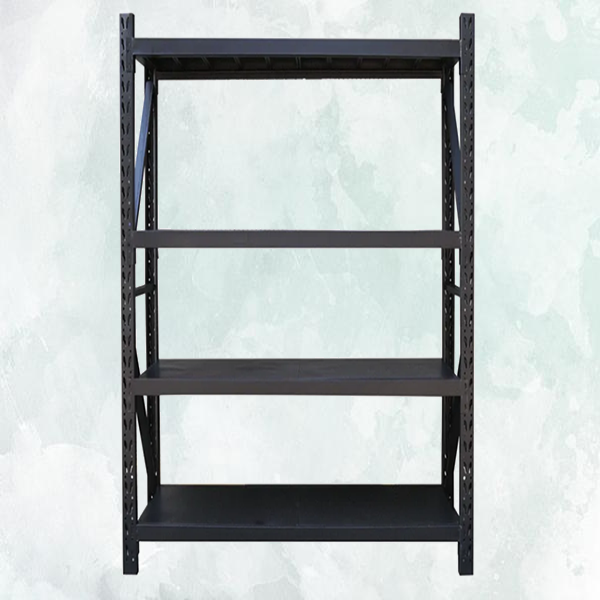 1.5m x 2.4m x 0.6m 800KG (W x H x D) Heavy Duty Shelving – Available in Mettle Black, Grey, Blue & Grey, Blue & Orange, Black & Orange