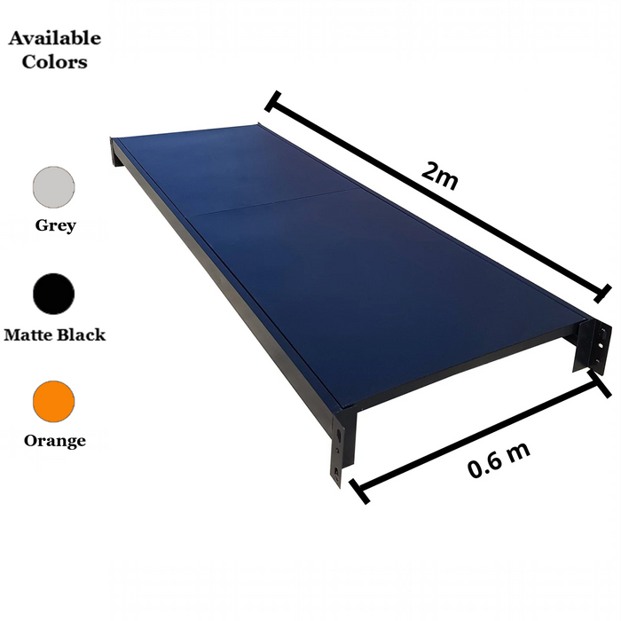 2.0m Width Extra Level  Heavy Duty Shelving